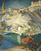 Diego Rivera Landscape oil painting artist